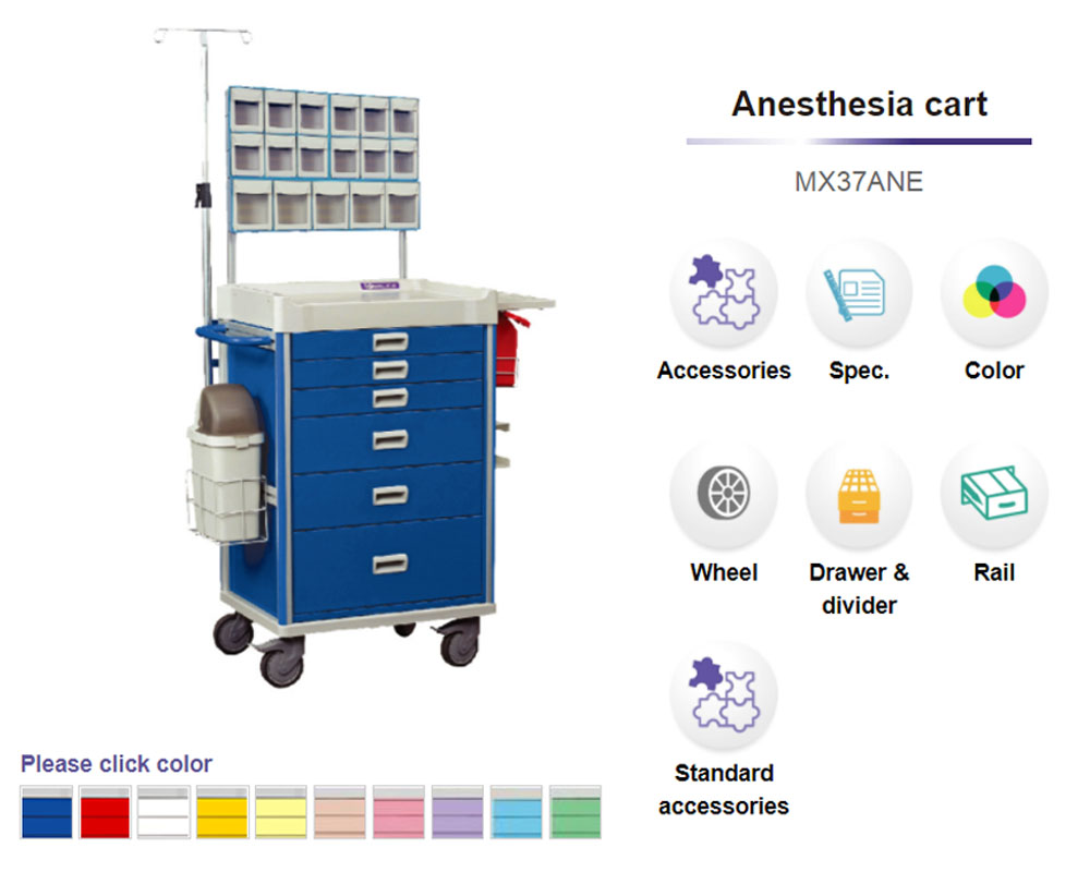 Anesthesia Trolley
